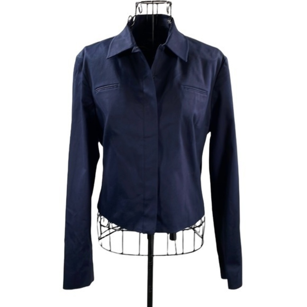 Tahari | Petite Navy Blue Blazer/Jacket